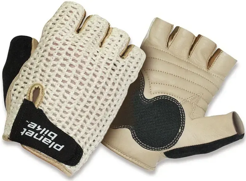 Planet Bike 9000 Taurus Crochet Gloves in Tan-1