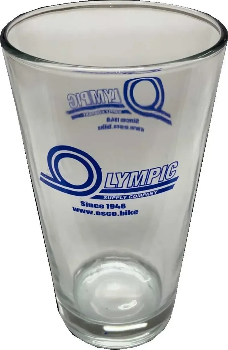 Osco Olympic Logo Pint Glass in Clear